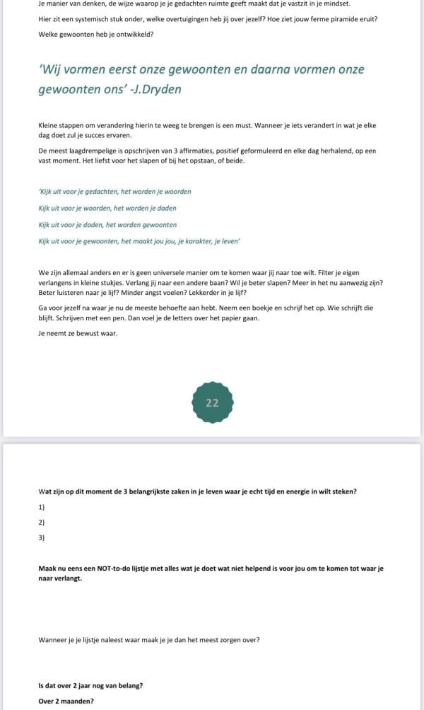 FERM Interactief Inspiratie Boek 'I-boek' > ontdek waar je staat in je leven!